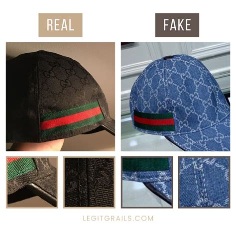 gucci cap original vs fake